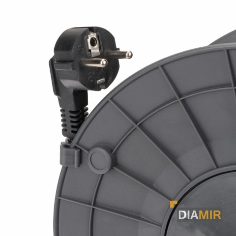 PRZEDŁUŻACZ BĘBNOWY 30m 3x2,5 NA BĘBNIE + HALOGEN