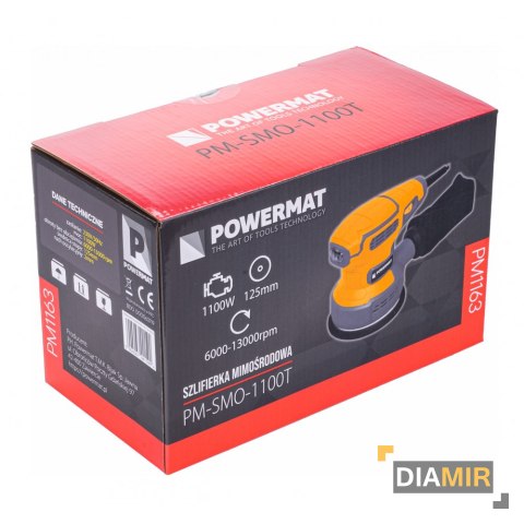 SZLIFIERKA oscylacyjna MIMOŚRODOWA 1100W 125mm