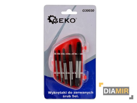 WYKRĘTAKI do zerwanych śrub 5el. zestaw