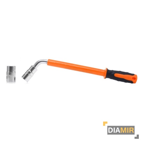 KLUCZ DO KÓŁ teleskopowy TYP L + NASADKI 17x19mm 21x23mm