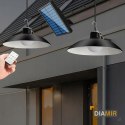 LAMPA SOLARNA 2x ŻYRANDOL WISZĄCA SUFITOWA ZESTAW