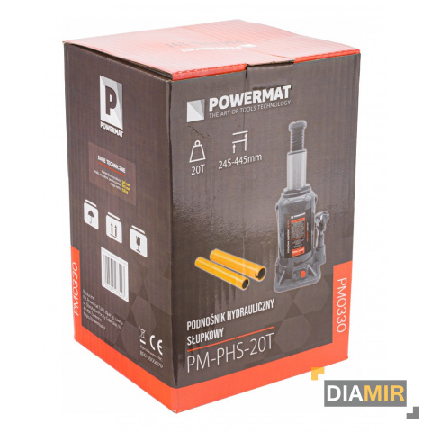 PODNOŚNIK HYDRAULICZNY słupkowy lewarek 20T