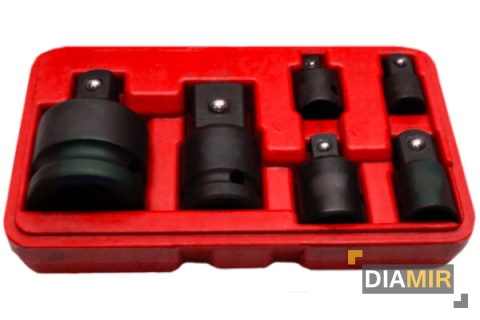 REDUKCJE 6szt ADAPTERY REDUKCYJNE 1/2" 1/4" 3/8" 3/4"