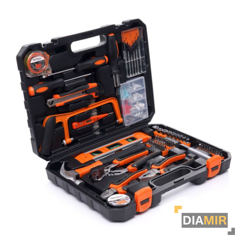 WALIZKA NARZĘDZIOWA ZESTAW XL NARZĘDZI 180 el KLUCZE śrubokręty