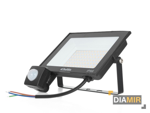 HALOGEN 50W naświetlacz CZUJNIK ruchu biały neutralny 4500K