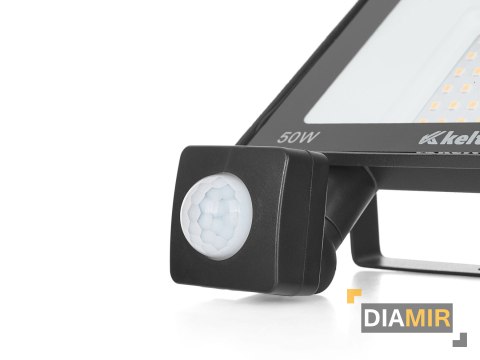 HALOGEN 50W naświetlacz CZUJNIK ruchu biały neutralny 4500K