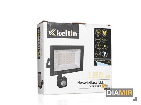 HALOGEN 50W naświetlacz CZUJNIK ruchu biały neutralny 4500K