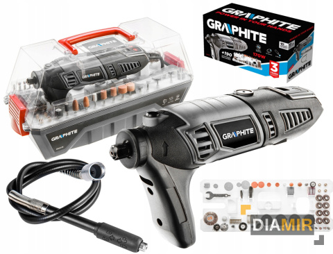 MINISZLIFIERKA GRAPHITE 170W obroty 8000-35000min dremel