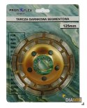 Tarcza garnkowa 125mm segmentowa z nasypem diamentowym Profi-flex