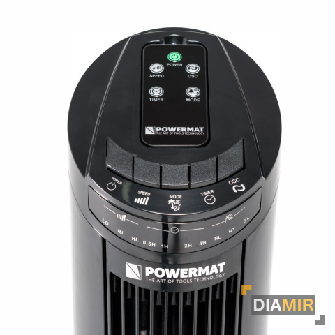 WENTYLATOR KOLUMNOWY WIATRAK STOJĄCY PODŁOGOWY 70W