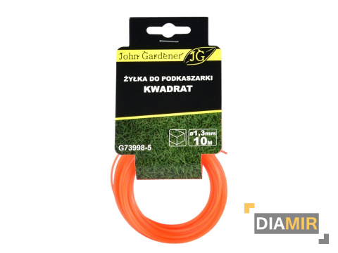 Żyłka do podkaszarki kwadrat 1,3mm x 10m