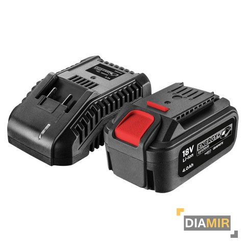 ZESTAW ENERGY+ AKUMULATOR 4AH + ŁADOWARKA GRAPHITE