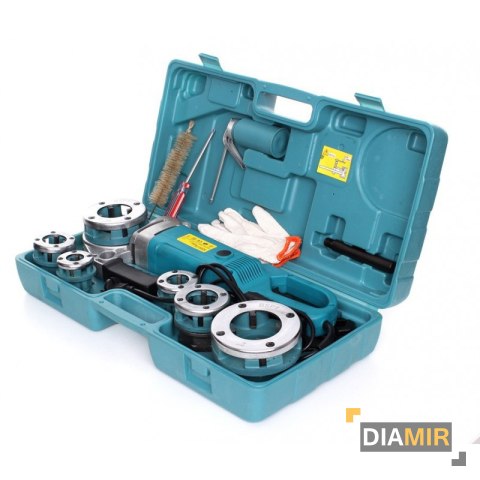 GWINTOWNICA do rur elektryczna PROFESJONALNA 1800W + narzynki