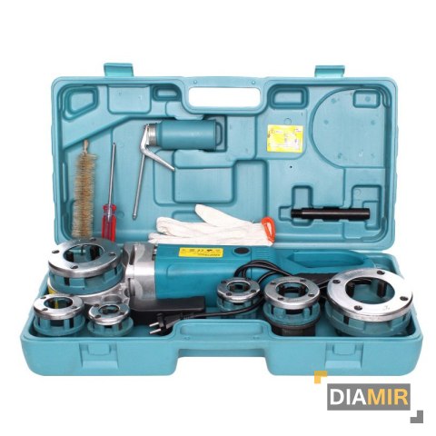 GWINTOWNICA do rur elektryczna PROFESJONALNA 1800W + narzynki