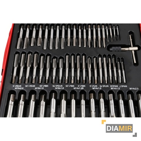 GWINTOWNIKI I NARZYNKI zestaw 110el WALIZKA