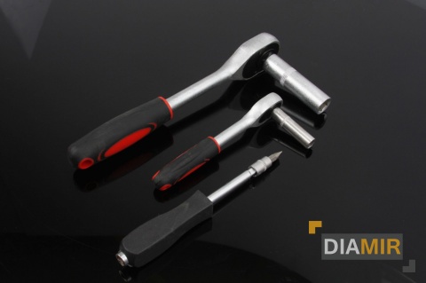 KLUCZE nasadowe ZESTAW W WALIZCE 108el