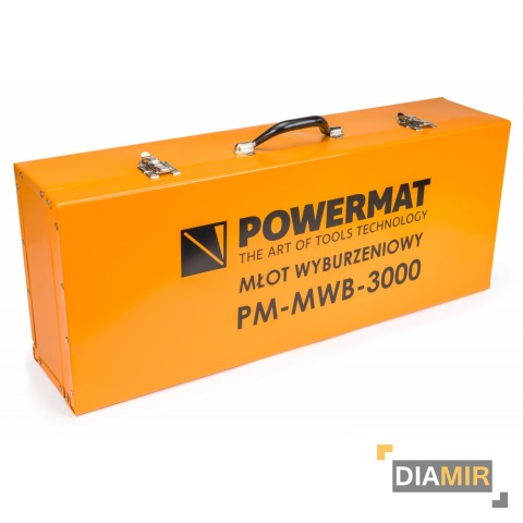 MŁOT UDAROWY wyburzeniowy HEX SDS 3000W 45J