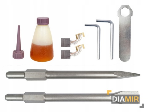 OGROMNY MŁOT WYBURZENIOWY udarowy 2500W 42J chłodzony olejem