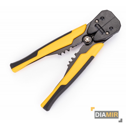 ŚCIĄGACZ do izolacji KABLI PRZEWODÓW ZACISKARKA + nasadki 260 elementów