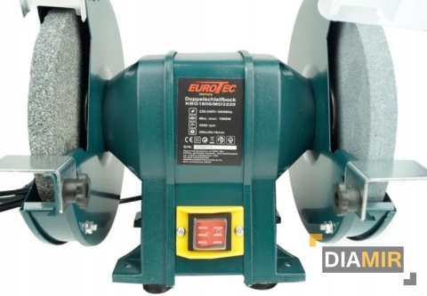 SZLIFIERKA STŁOWA 1800W kamień 2x200mm kamieniowa