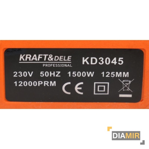 Szlifierka KĄTOWA 1500W tarcza 125mm