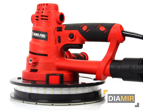 Szlifierka do GIPSU OSCYLACYJNA LED 360° 180mm