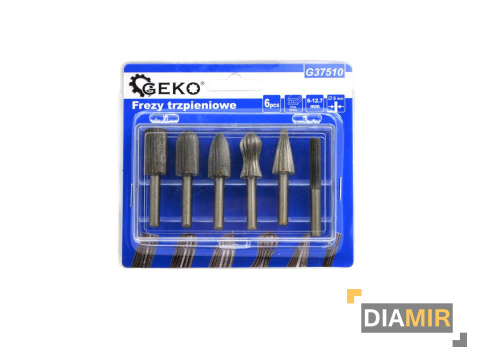 ZESTAW FREZY trzepieniowe 6el HSS do metalu