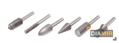 ZESTAW FREZY trzepieniowe 6el HSS do metalu