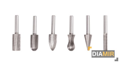 ZESTAW FREZY trzepieniowe 6el HSS do metalu