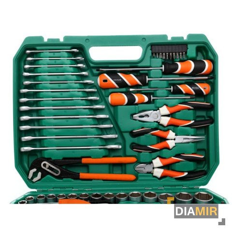 ZESTAW klucze NASADOWE, narzędzia w walizce 122 elementy