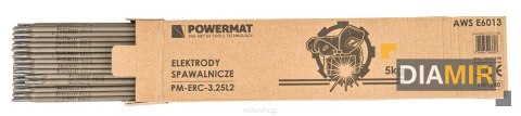 ELEKTRODY SPAWALNICZE RUTYLOWE 3,25mm 5KG ELEKTRODA DO SPAWANIA MMA