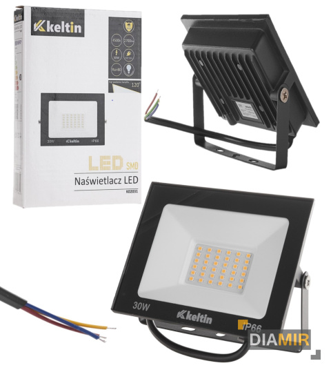 Naświetlacz HALOGEN SLIM LED 30W barwa biała neutralna 4500K