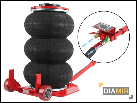 PODNOŚNIK pneumatyczny PODUSZKI bałwanek 3,5T trzybałwankowy