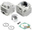 CYLINDER TŁOK DO KOSY 44MM 52CC ZESTAW USZCZELKA PIERŚCIENIE SEGERY
