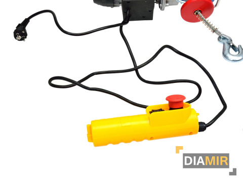Wciągarka Wyciągarka elektryczna 600W 230V 150kg 300kg wysokość podnoszenia 12m