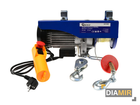 Wciągarka Wyciągarka elektryczna 1200w 230V 300kg 600kg wysokość podnoszenia 12m