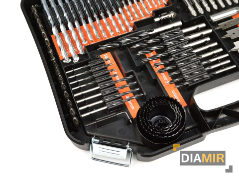 Zestaw wierteł nasadek bitów otwornic HSS 246 el.