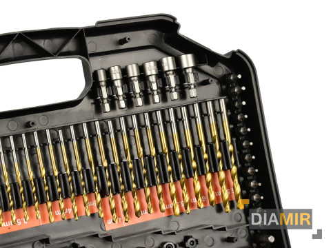 Zestaw wierteł nasadek bitów otwornic HSS 246 el.