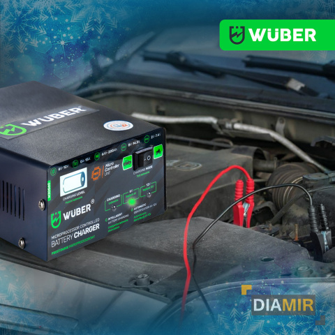 PROSTOWNIK 6V i 12V MIKROPROCESOROWY 15A automatyczny