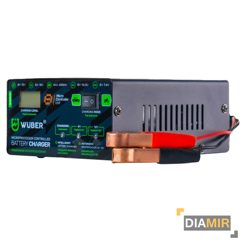 PROSTOWNIK 6V i 12V MIKROPROCESOROWY 15A automatyczny