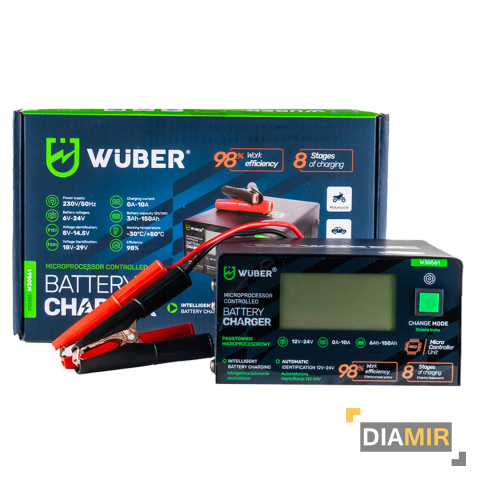 PROSTOWNIK 12V i 24V MIKROPROCESOROWY 10A ŁADOWARKA automatyczny