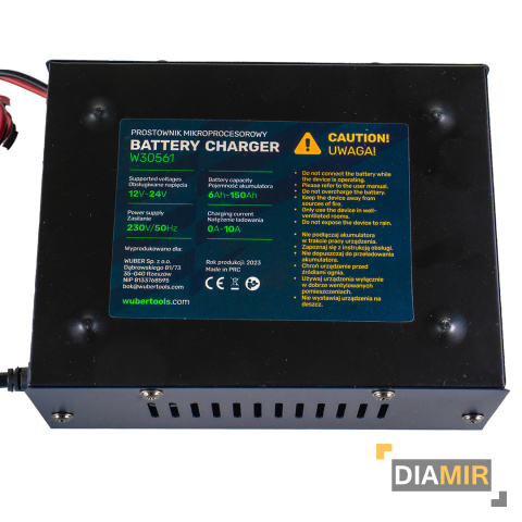 PROSTOWNIK 12V i 24V MIKROPROCESOROWY 10A ŁADOWARKA automatyczny