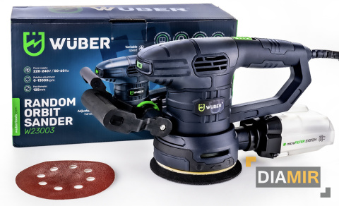 SZLIFIERKA OSCYLACYJNA MIMOŚRODOWA 1300W UCHWYT regulacja 125mm DŁUGA