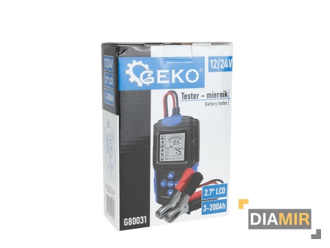 Tester miernik LCD do sprawdzania akumulatorów 12/24V 3Ah-200Ah