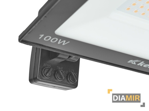 HALOGEN 100W naświetlacz CZUJNIK ruchu biały neutralny 4500K