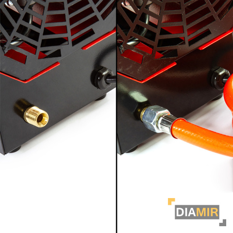 NAGRZEWNICA GAZOWA NA BUTLĘ DMUCHAWA WĄŻ REDUKTOR 30kW