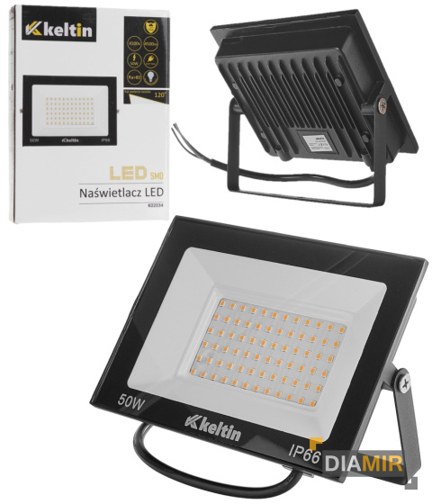 Naświetlacz HALOGEN SLIM LED 50W barwa biała zimna 6500K