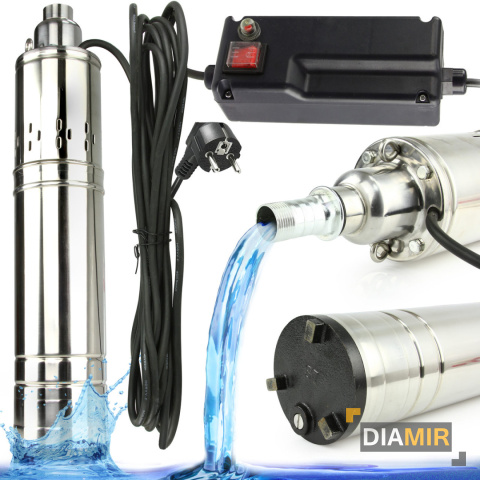 POMPA śrubowa GŁĘBINOWA 1" 750W do wody studni