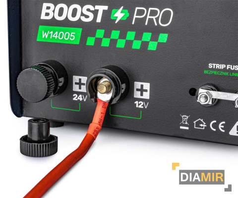 PROSTOWNIK AKUMULATOROWY 40A Z ROZRUCHEM 20-400AH SAMOCHODOWY 12V/24V WUBER