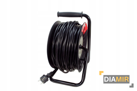 PRZEDŁUŻACZ KABEL BĘBNOWY 3x2,5 mm 50m BUDOWLANY GRUBY na bębnie